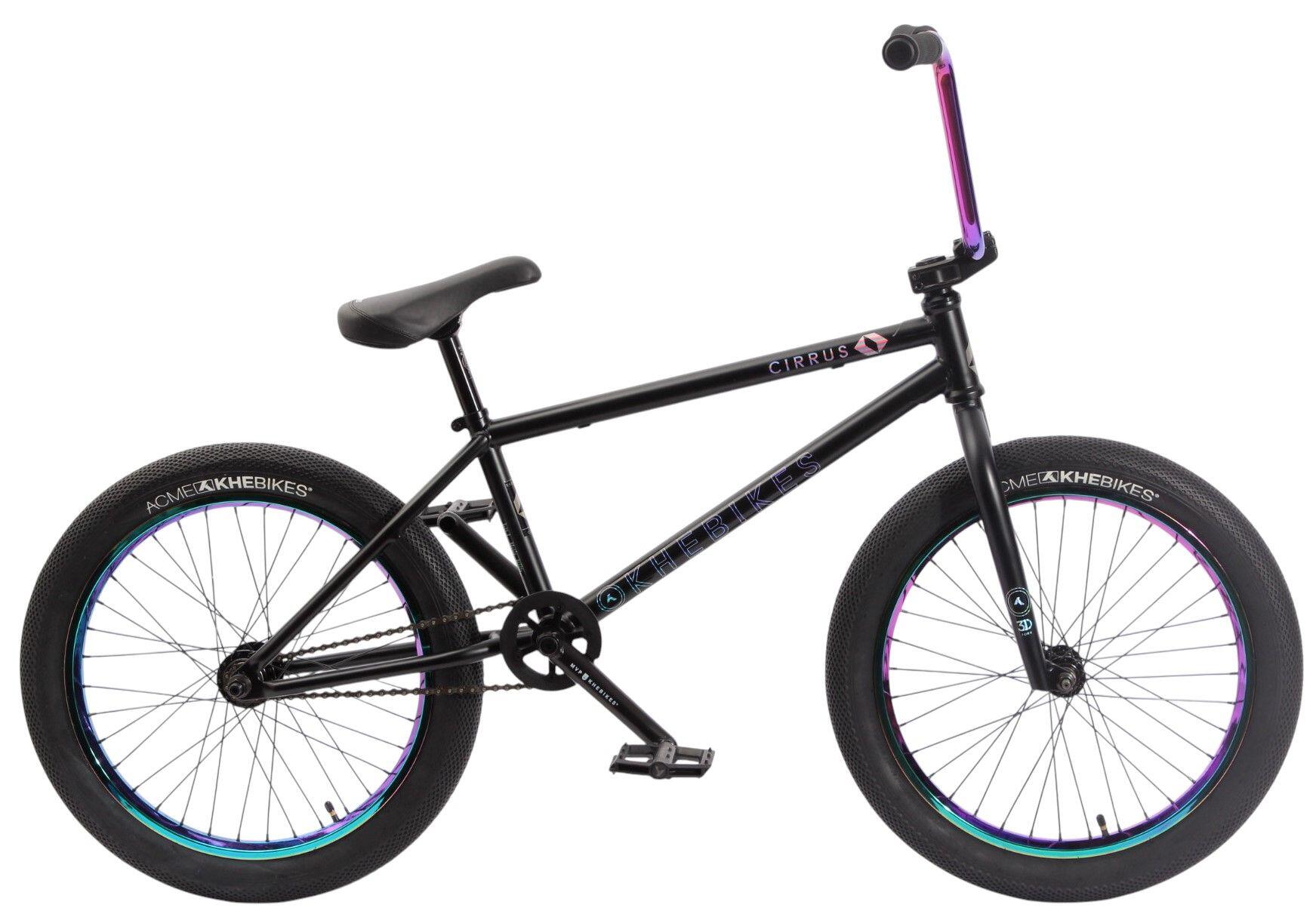 KHEBIKES Bicicleta BMX Adulto CIRRUS PRO FC preta 20 polegadas 10,2 kg