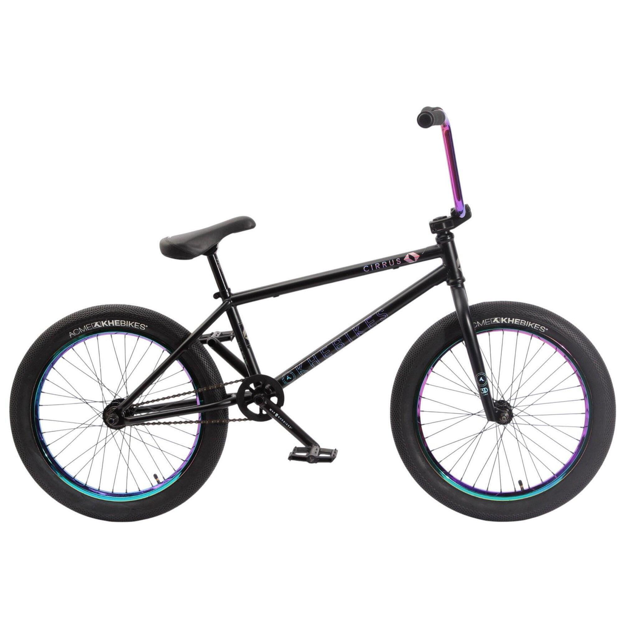 KHEBIKES BMX kolo pro dospělé CIRRUS PRO FC černé 20 palců 10,2 kg