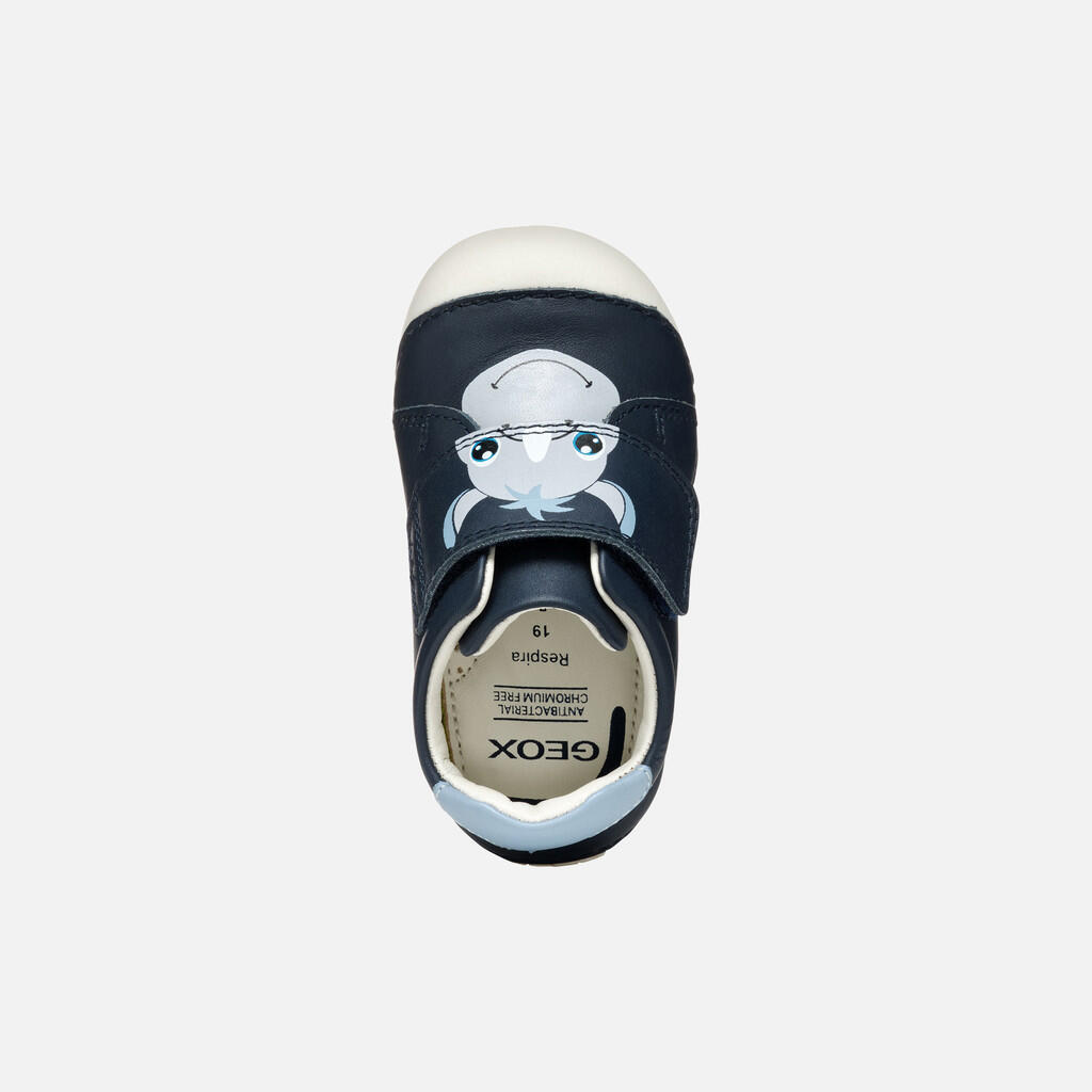 Premiers Pas Bébé Garçon TUTIM BABY Bleu Marine/Bleu Ciel Clair 7/7