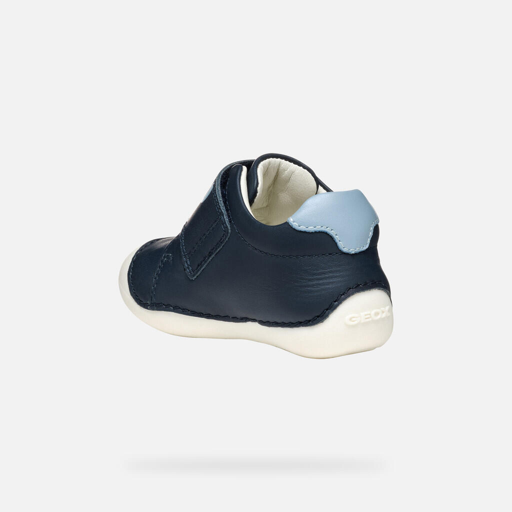 Premiers Pas Bébé Garçon TUTIM BABY Bleu Marine/Bleu Ciel Clair 5/7