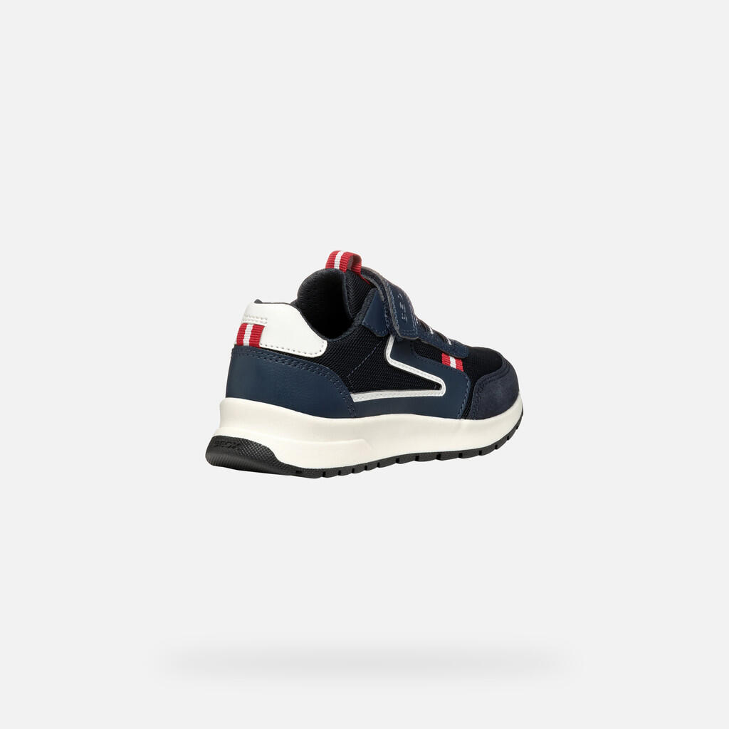 Baskets Garçon BRIEZEE BOY Bleu Marine/Rouge Foncé 6/7
