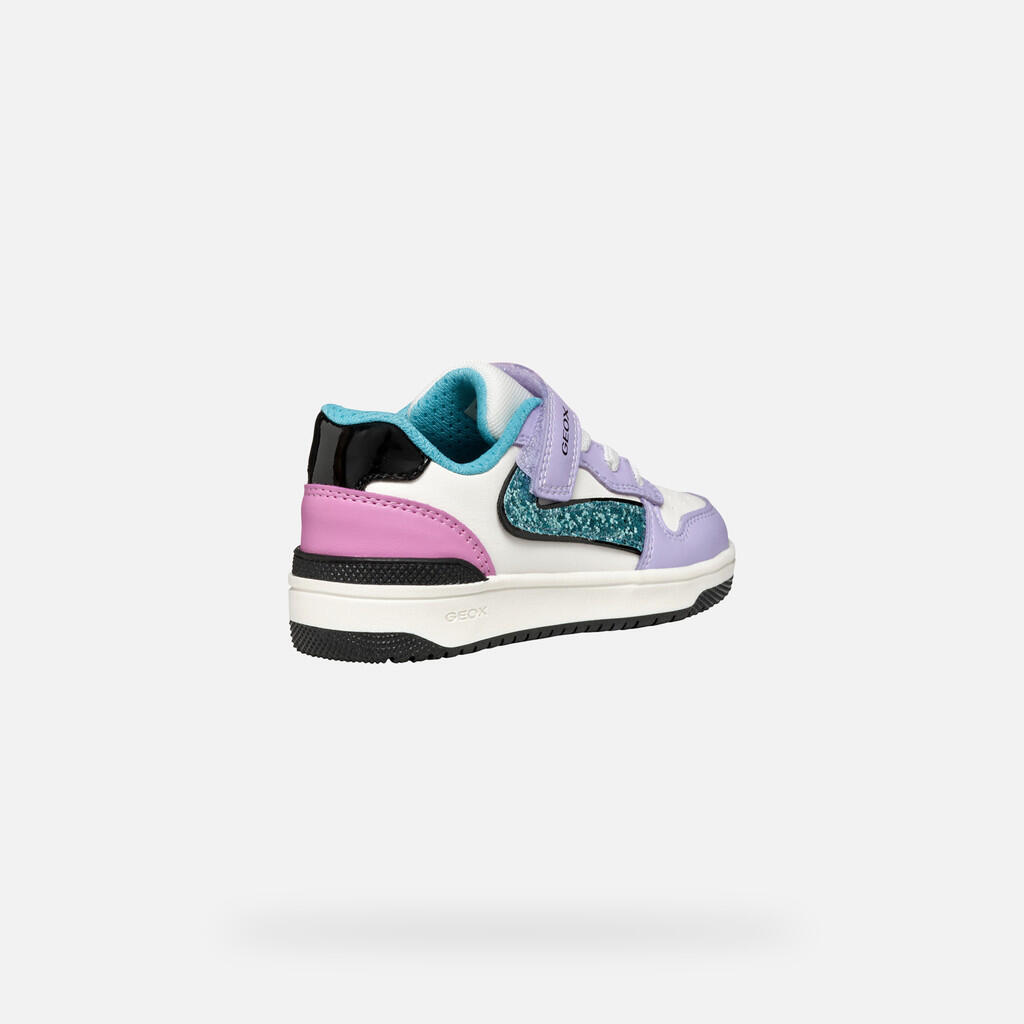 Baskets Fille WASHIBA GIRL Lilas/Turquoise 6/7