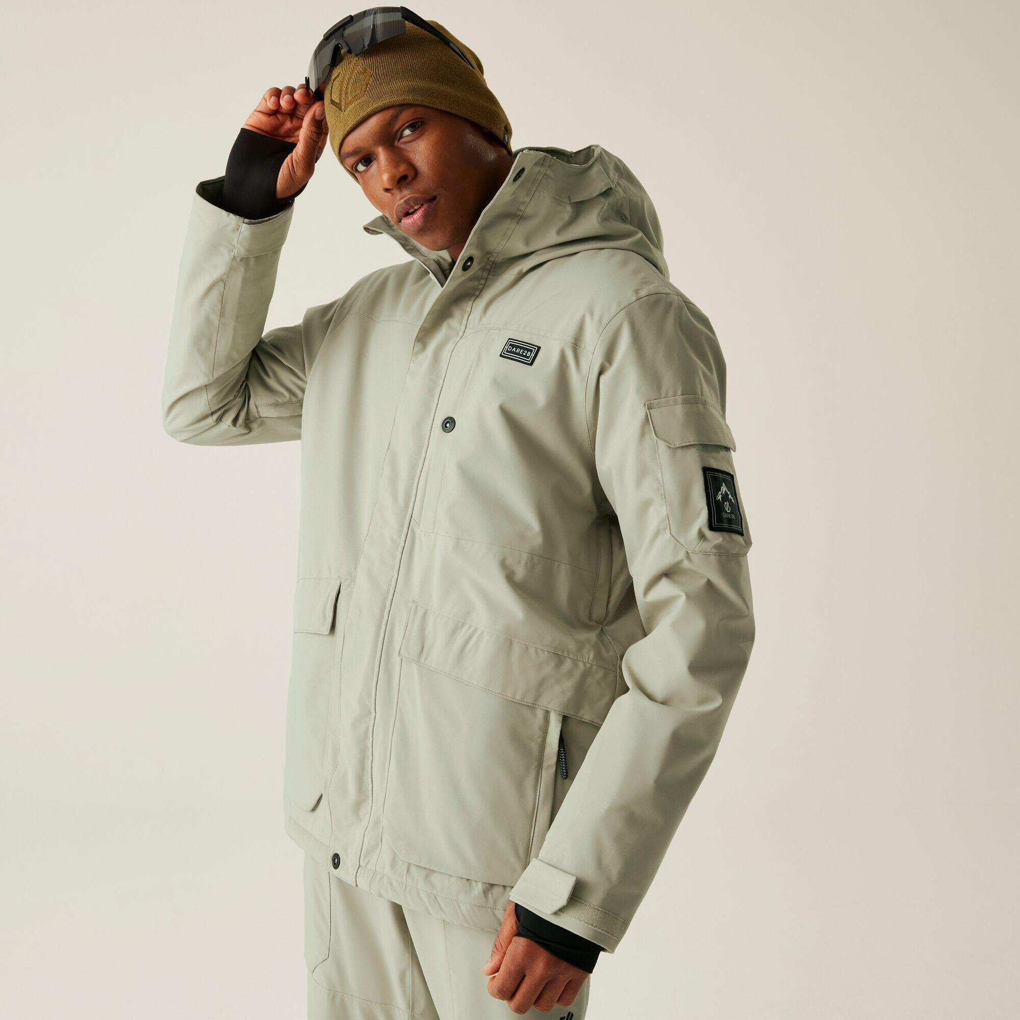 Dare 2b - Veste De Ski Isolée Imperméable Et Respirante Pour Hommes Twin Tip - Blouson - Beige - Decathlon