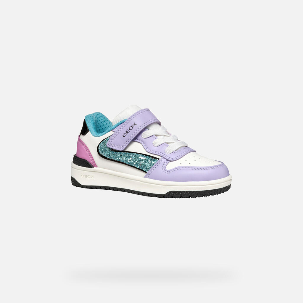 Baskets Fille WASHIBA GIRL Lilas/Turquoise 4/7