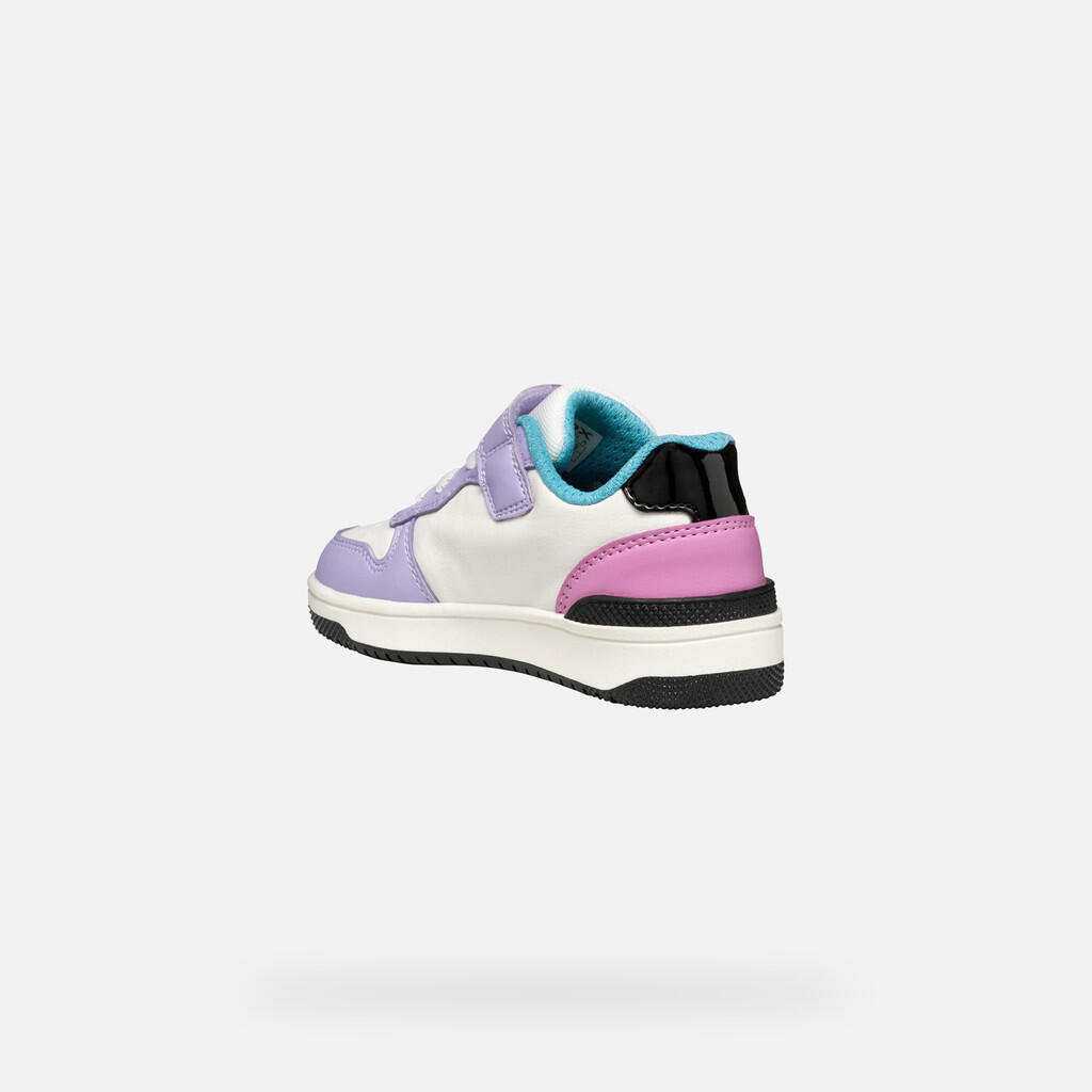 Baskets Fille WASHIBA GIRL Lilas/Turquoise 5/7