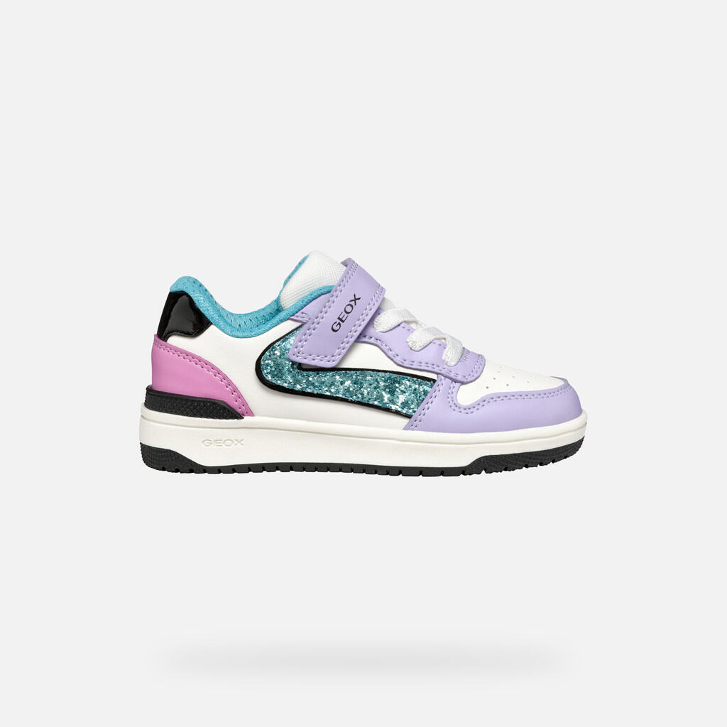 Baskets Fille WASHIBA GIRL Lilas/Turquoise 2/7