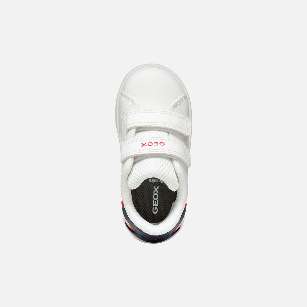 Ténis Geox Modelo B Eclyper Boy Cor Branco 7/7