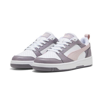 Rebound v6 low sneakers puma white mauve mist plum jam pink purple