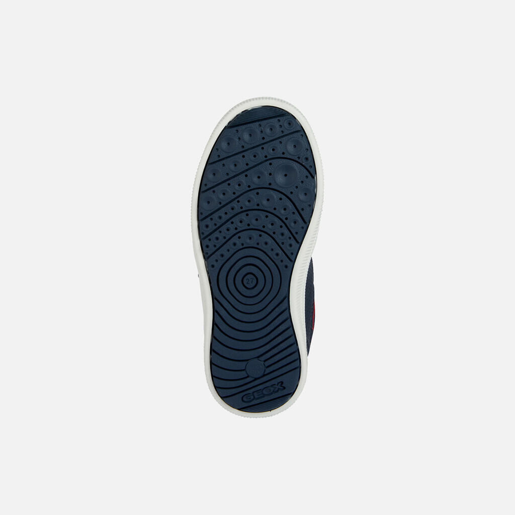 Baskets Garçon J ARZACH BOY Bleu Marine/Rouge 7/7