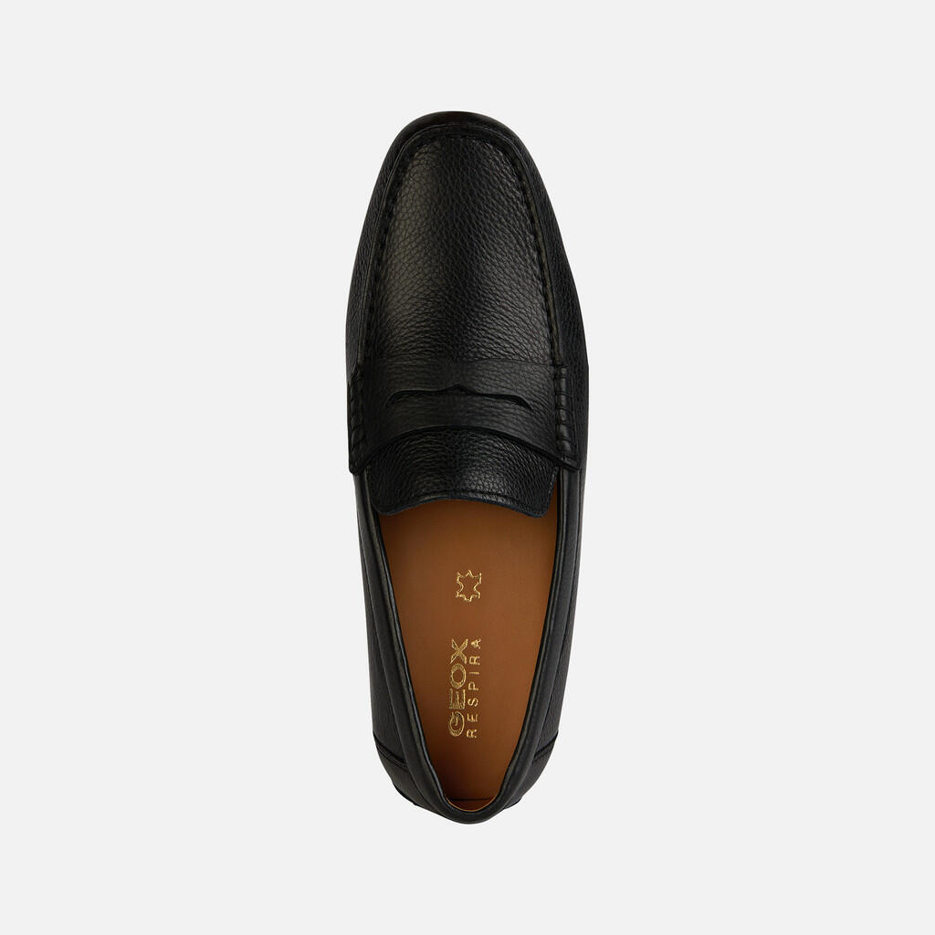 Mocassins Homme U KOSMOPOLIS + GRIP Noir 6/7