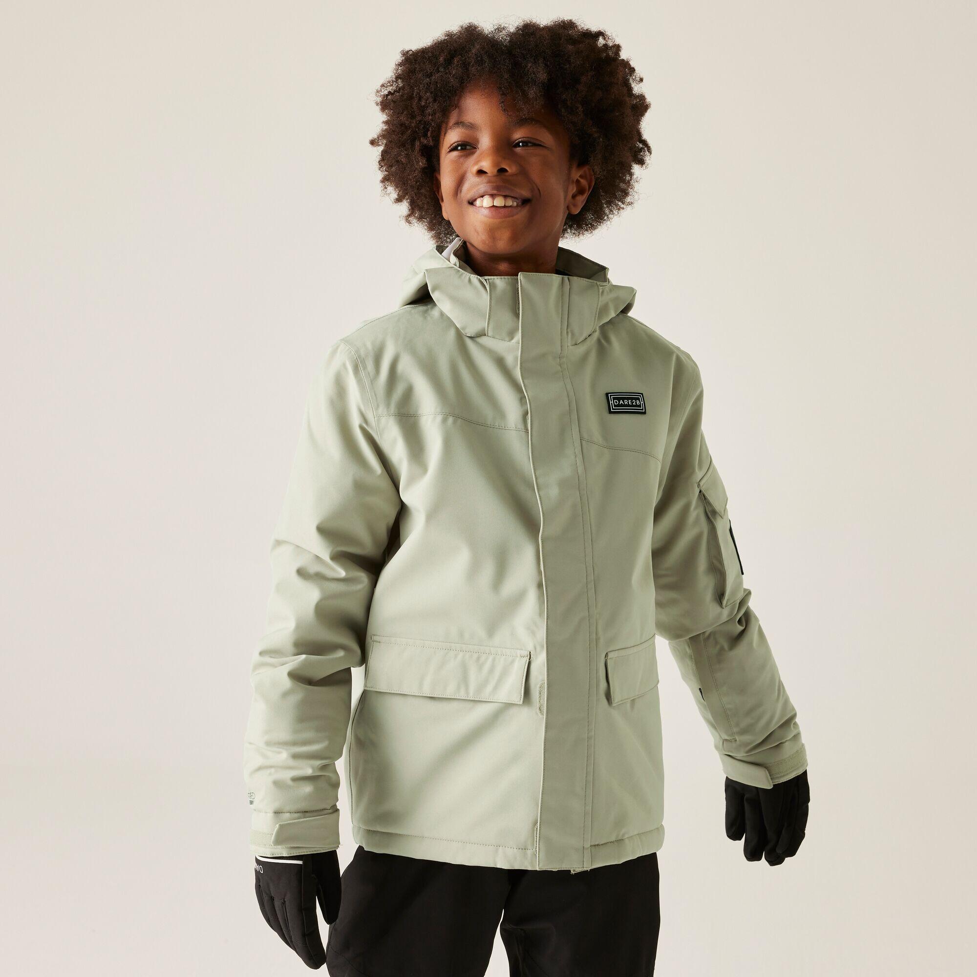 Dare 2b - Veste De Ski Isolée Imperméable Et Respirante Pour Enfants Shredder - Doudoune Synthétique - Beige - Decathlon