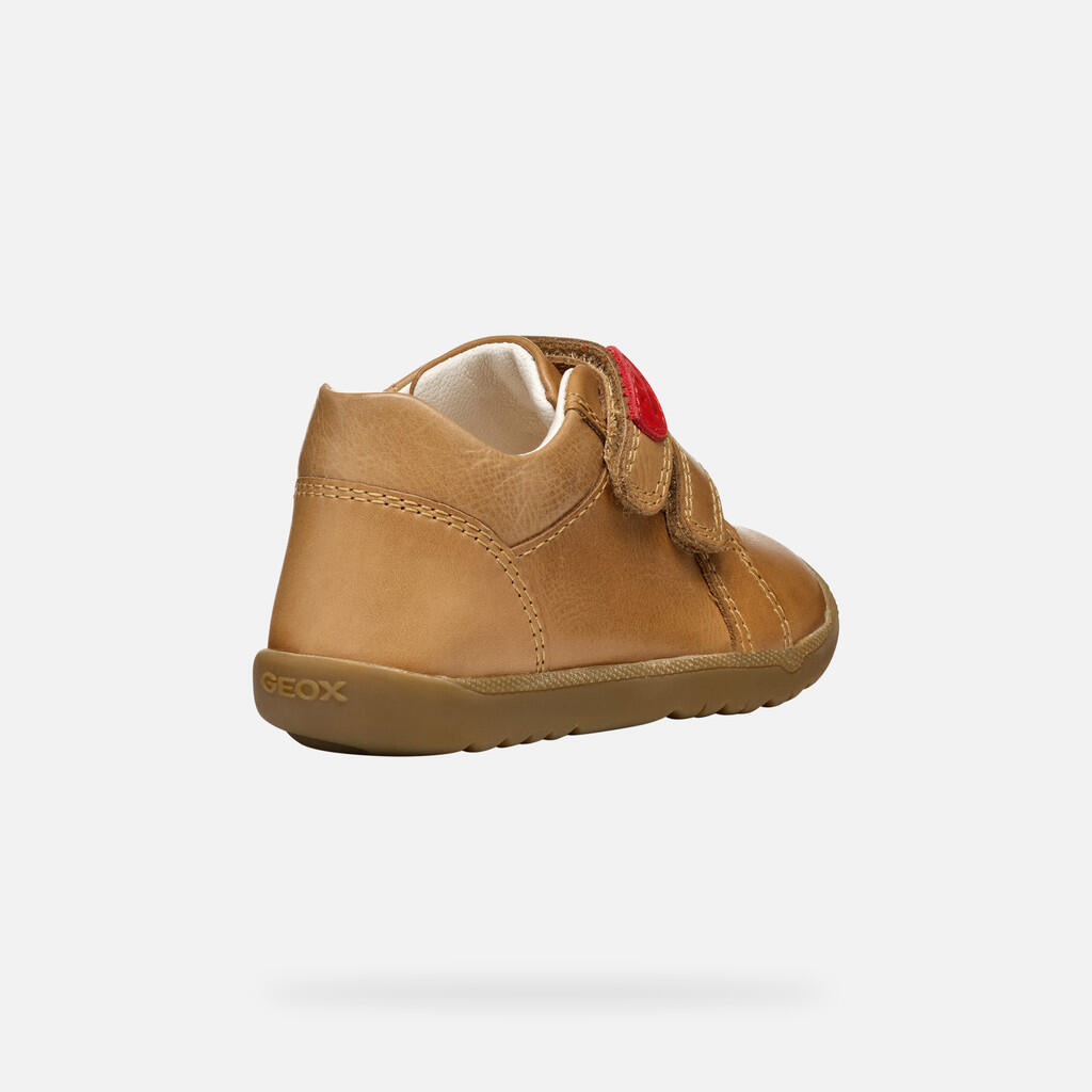Premiers Pas Bébé Garçon B MACCHIA BOY Caramel 6/7