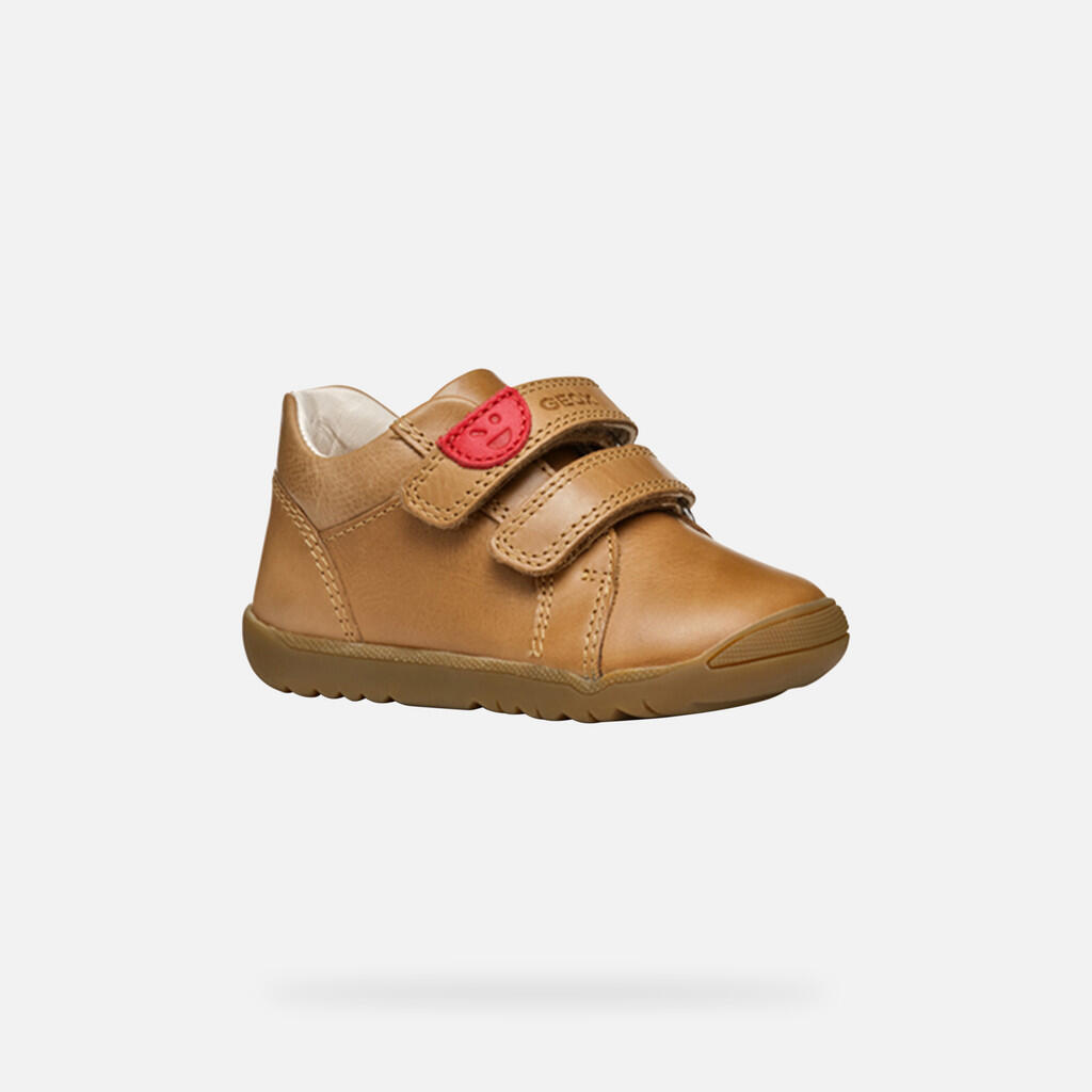 Premiers Pas Bébé Garçon B MACCHIA BOY Caramel 4/7