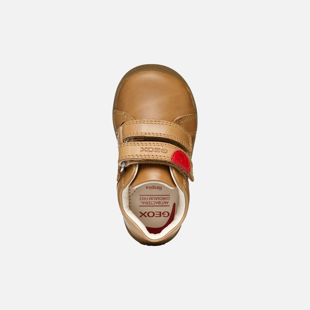 Premiers Pas Bébé Garçon B MACCHIA BOY Caramel 7/7