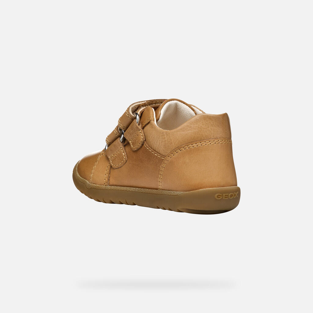 Premiers Pas Bébé Garçon B MACCHIA BOY Caramel 5/7