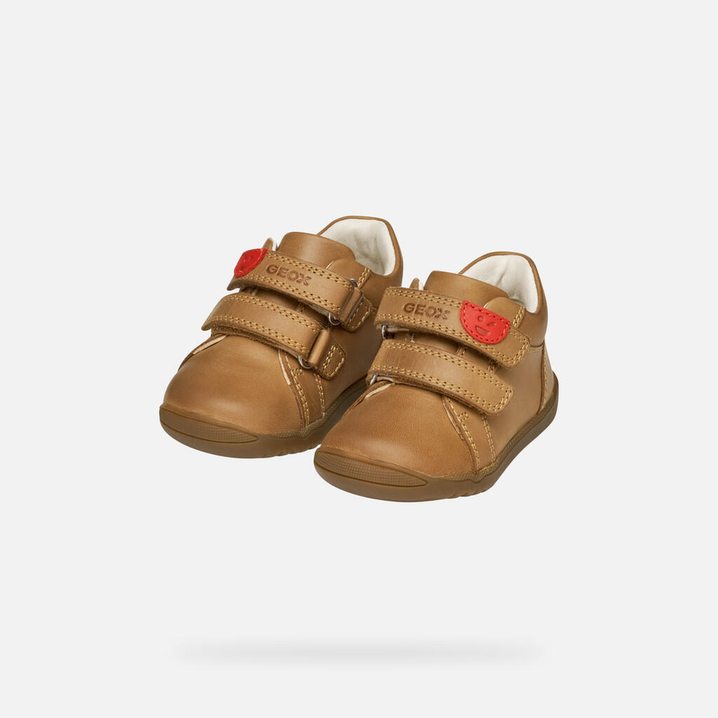 Premiers Pas Bébé Garçon B MACCHIA BOY Caramel 3/7