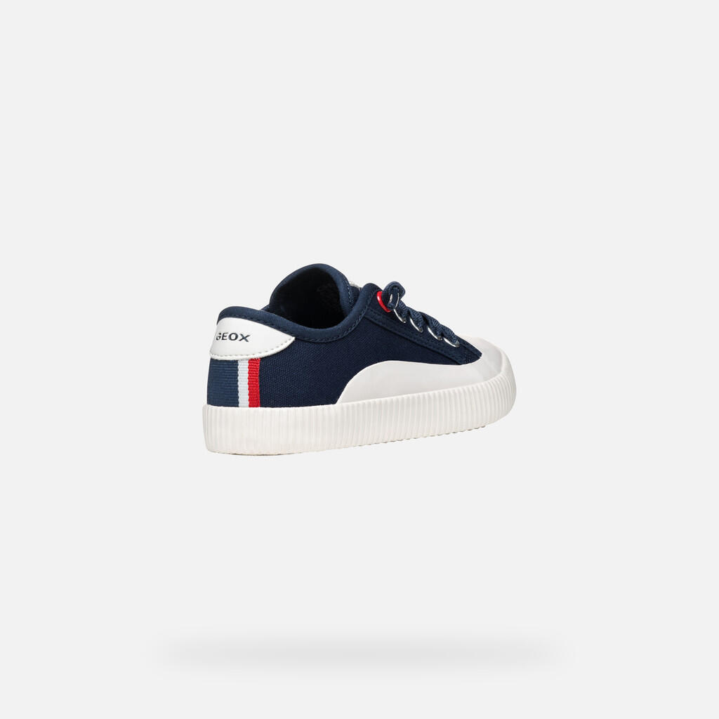 Baskets Garçon J TIPPESTE BOY Bleu Marine/Blanc 6/7