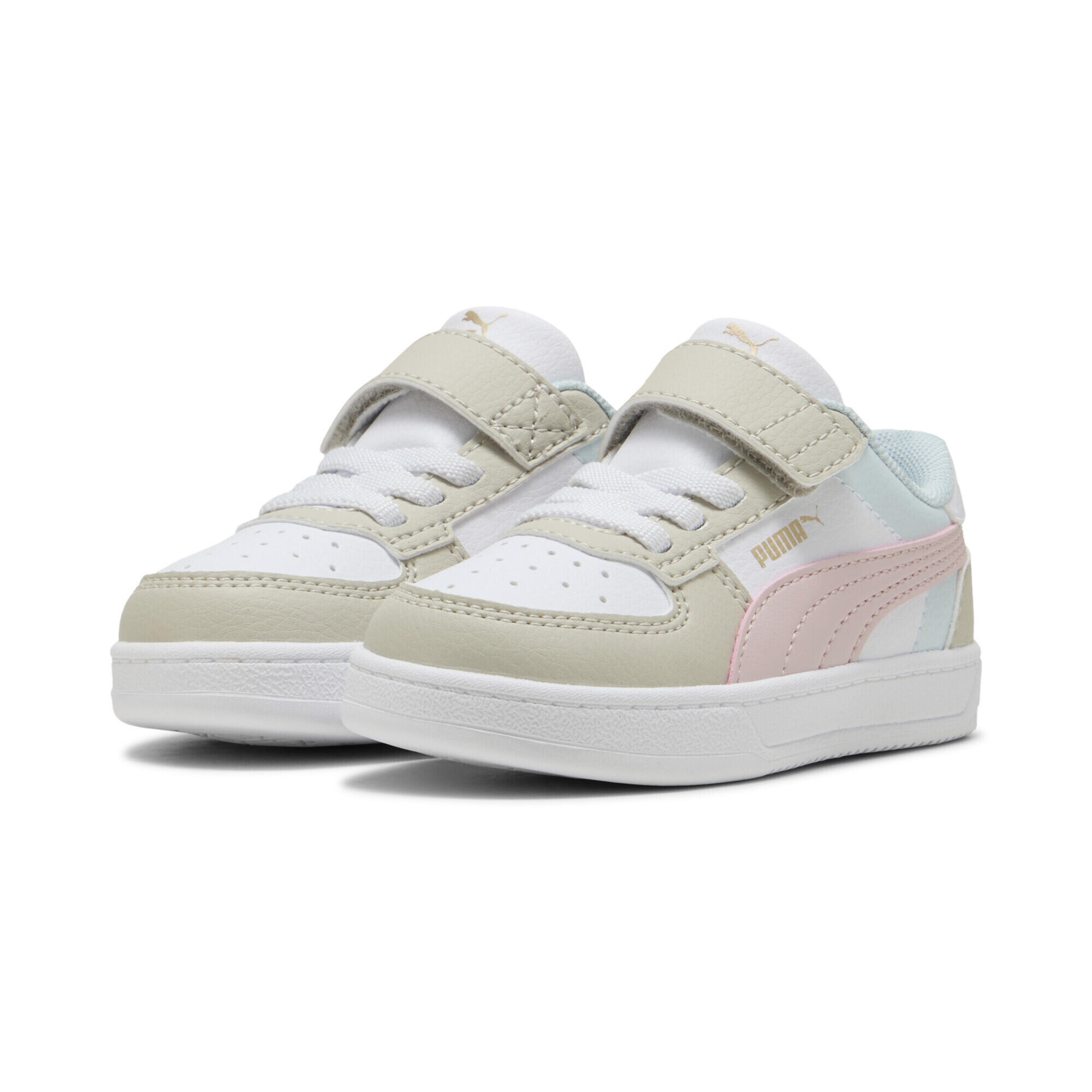 PUMA Caven 2.0 Block Sneakers Kinder PUMA Desert Dust Mauve Mist White Beige Pink