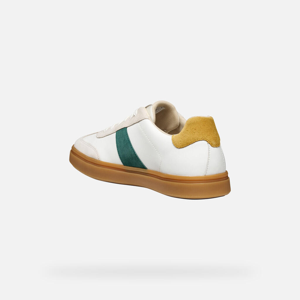 Baskets Homme U BALTMOORE Blanc/Vert 6/7