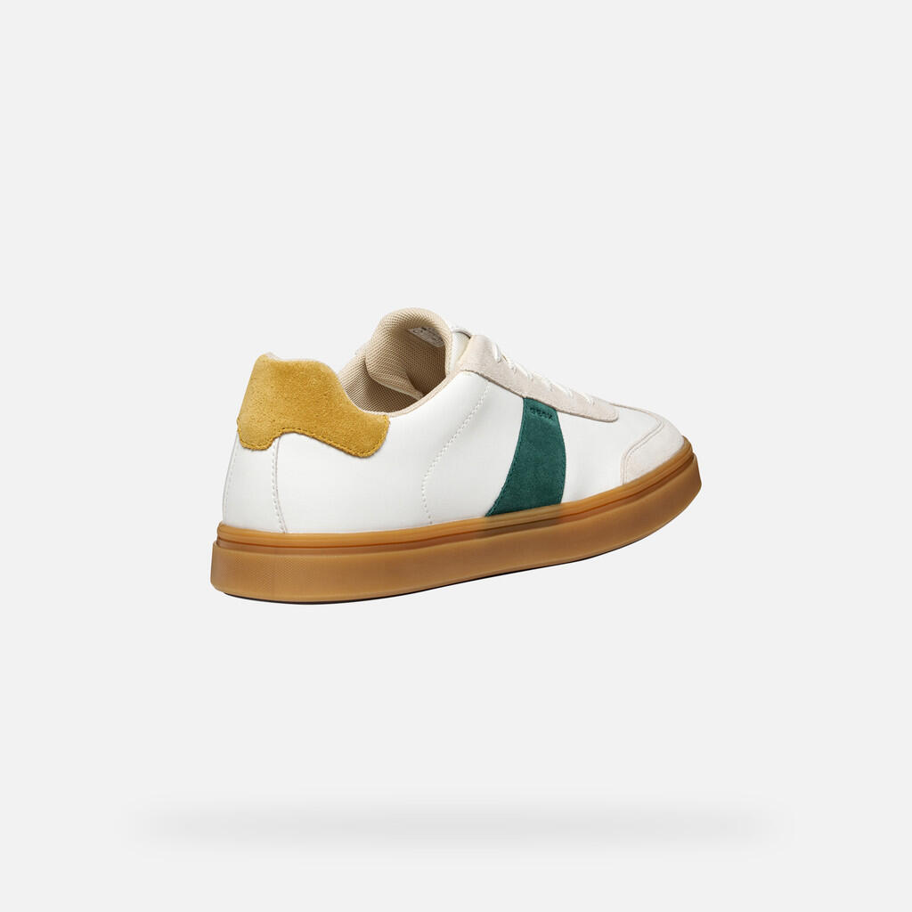 Baskets Homme U BALTMOORE Blanc/Vert 7/7