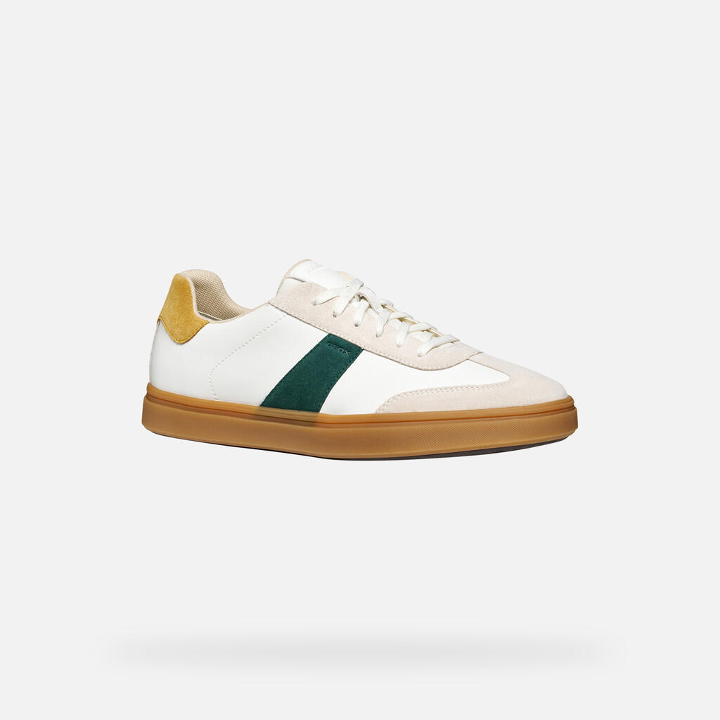 Baskets Homme U BALTMOORE Blanc/Vert 5/7