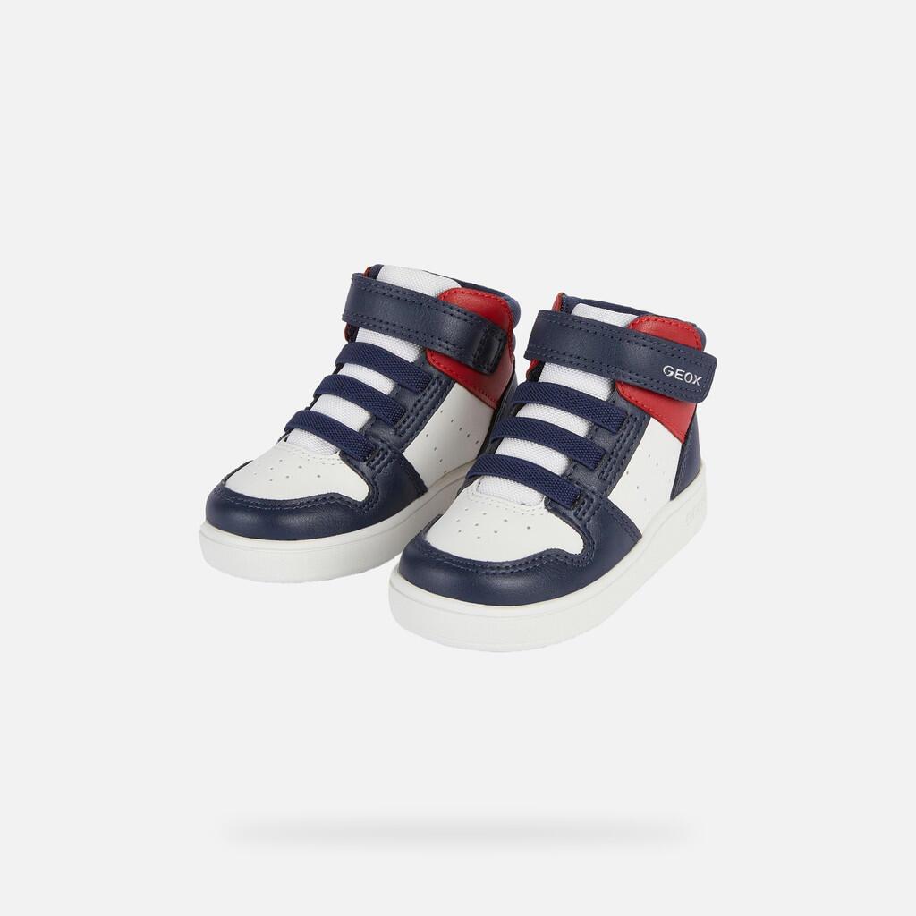 Baskets Bébé Garçon ECLYPER BABY Blanc/Bleu Marine 4/7
