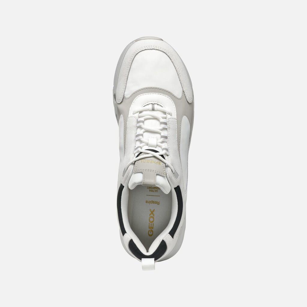 Baskets Homme U SPHERICA ECUB-4 Blanc/Gris Clair 6/7