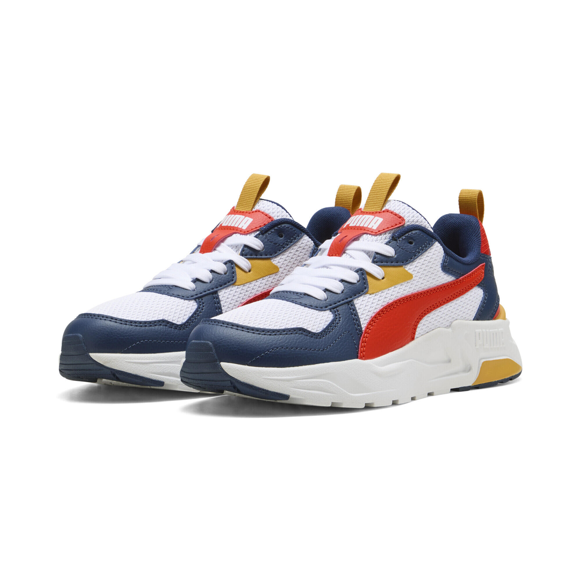 PUMA Sneaker Trinity Lite da uomo PUMA White Fierce Red Persian Blue