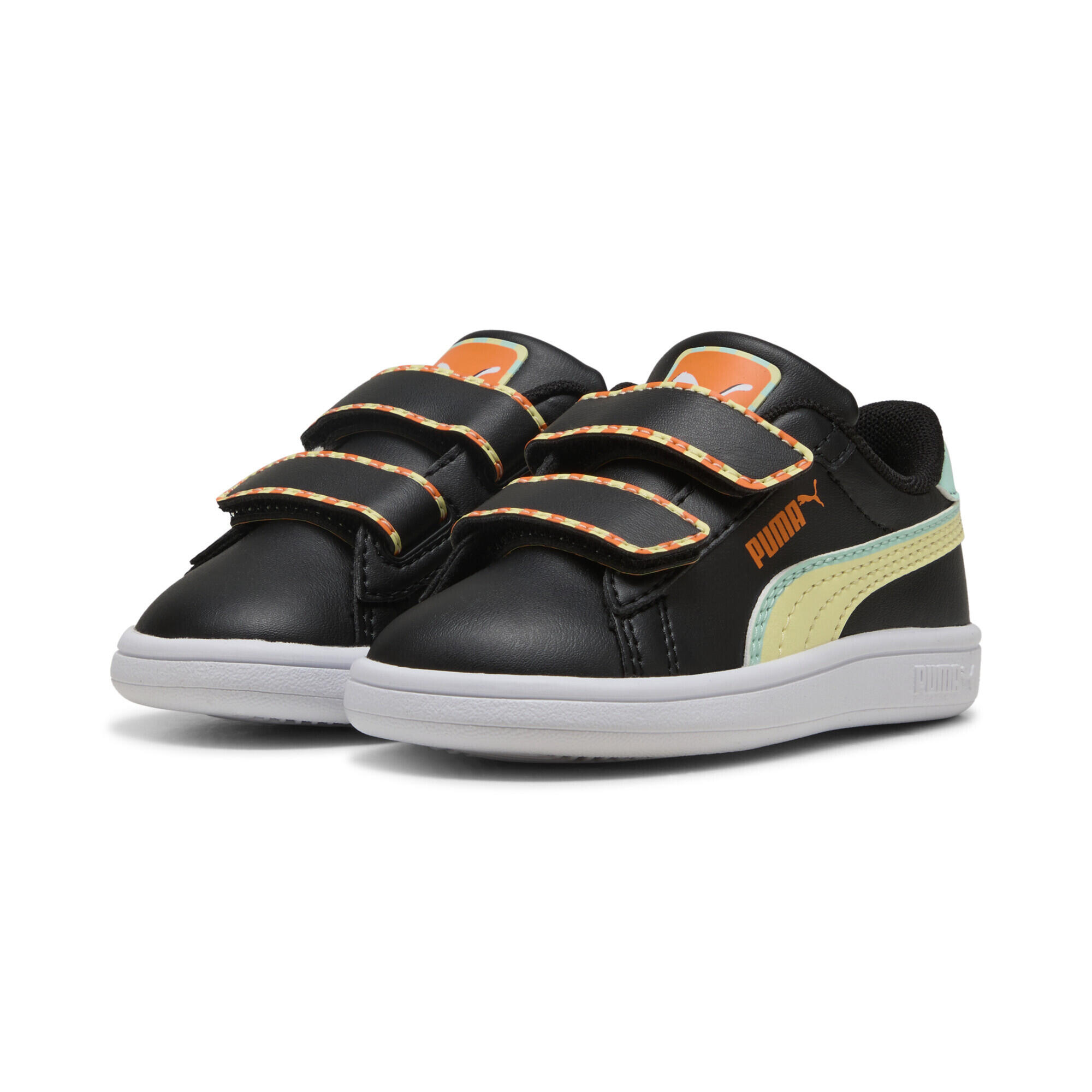 PUMA Smash 3.0 Playdate Sneakers Mädchen PUMA Black Gold Moon Yellow