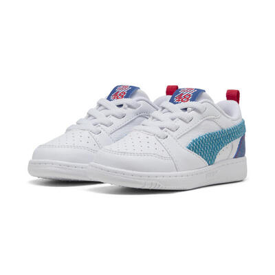 Rebound v6 low run fun sneakers voor peuters puma