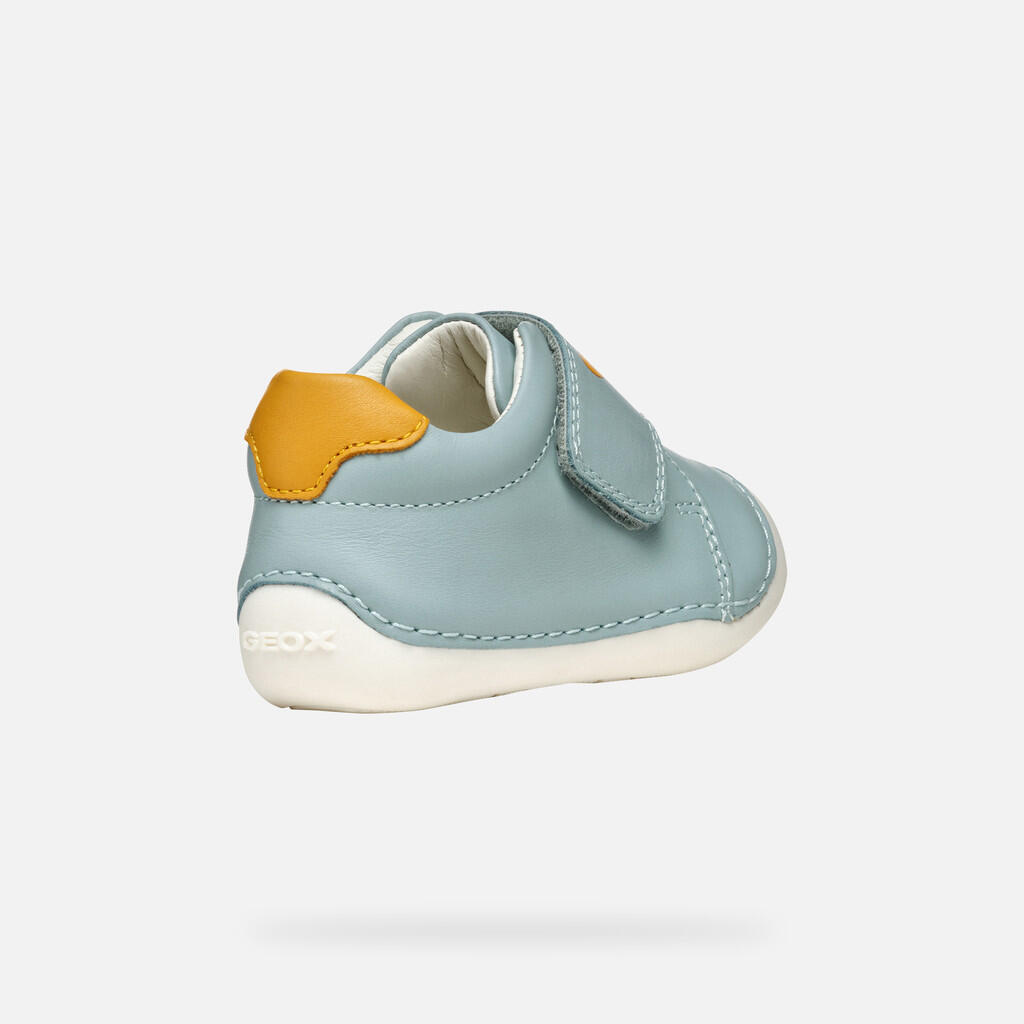 Premiers Pas Bébé Garçon TUTIM BABY Vert Sauge/Ocre 6/7