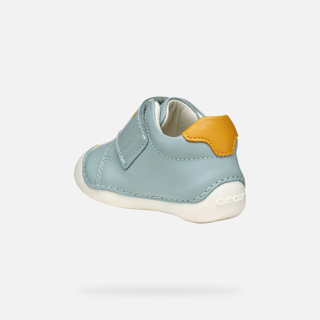 Premiers Pas Bébé Garçon TUTIM BABY Vert Sauge/Ocre 5/7