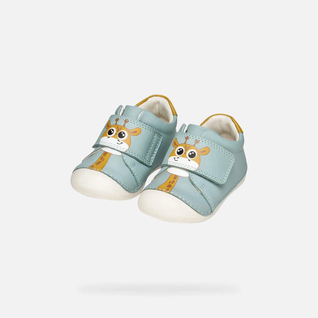 Premiers Pas Bébé Garçon TUTIM BABY Vert Sauge/Ocre 3/7