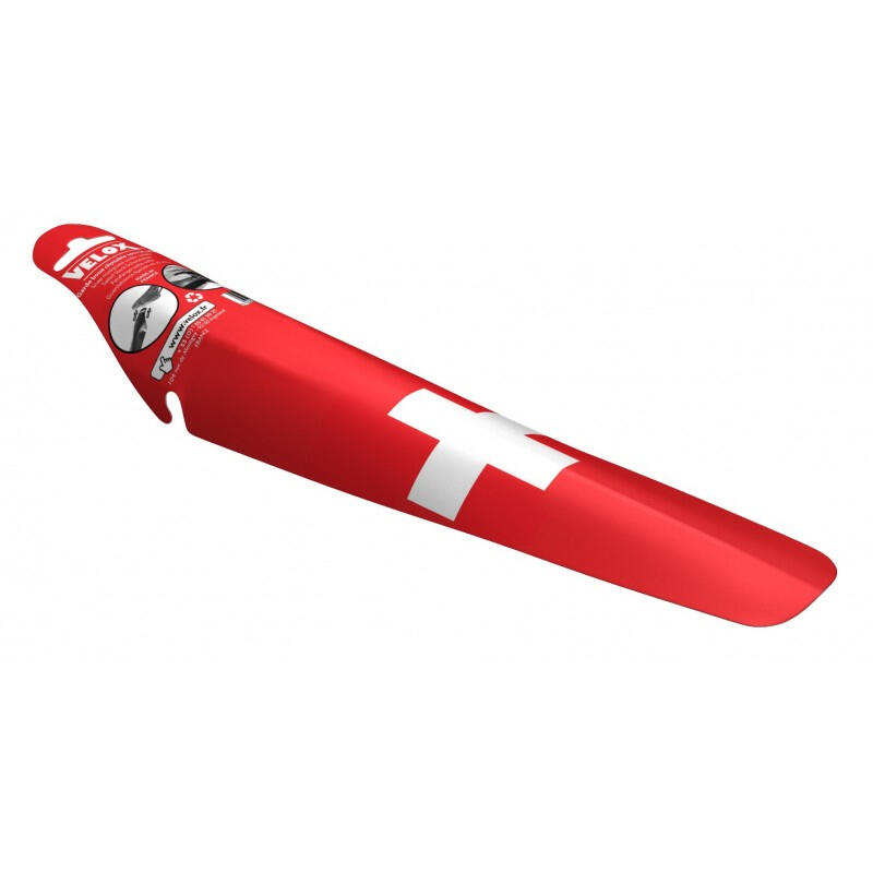 Błotnik tylny Velox Switzerland czerwony plastik