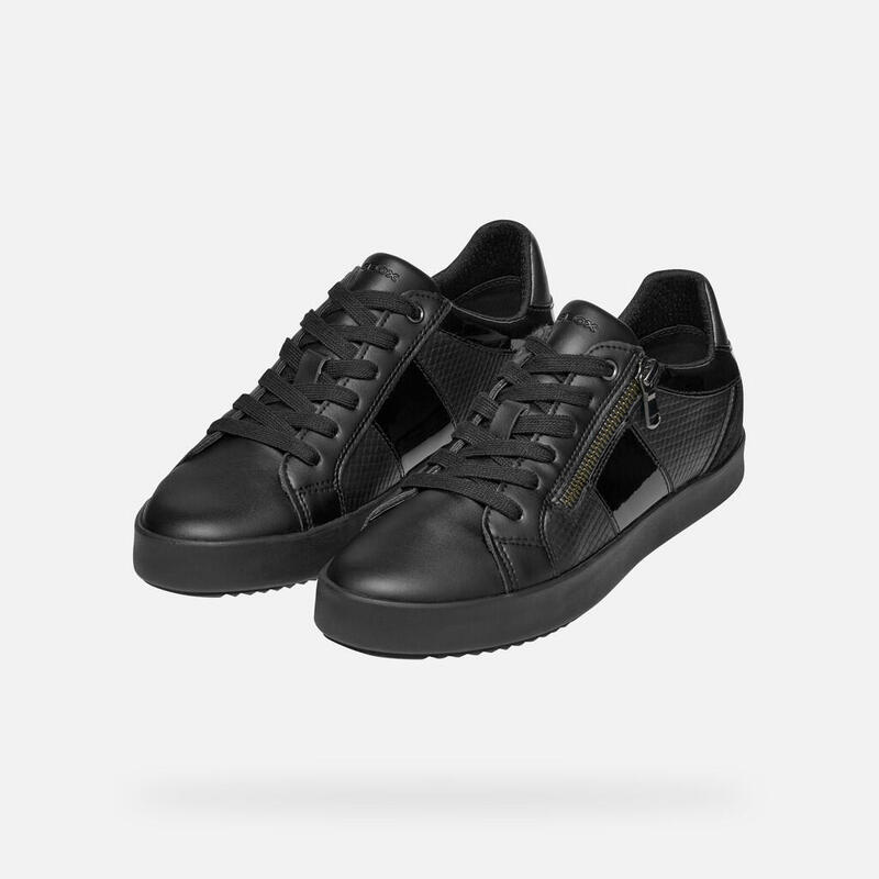 Baskets Femme Baskets Geox D BLOMIEE Noir Noir Geox