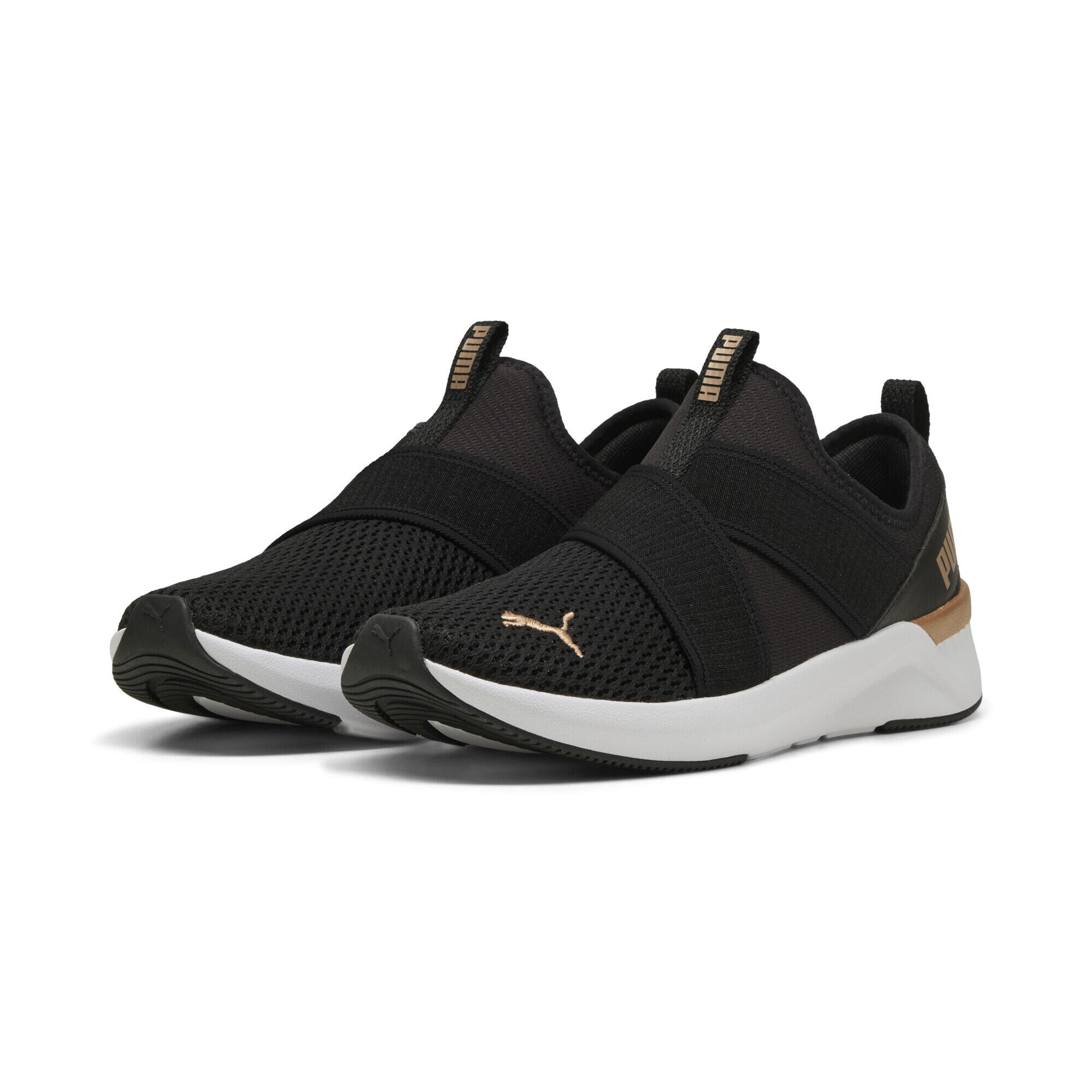 PUMA Încălțăminte alergare femei slip-on, amortizare Softride Harli, roz PUMA
