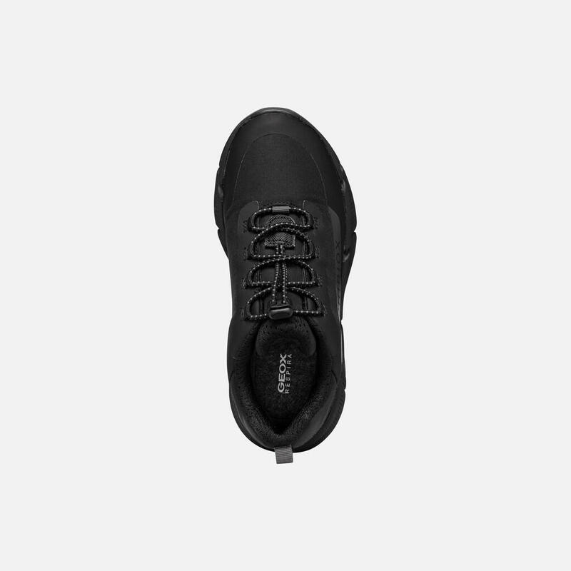 Buty do chodzenia damskie Geox Sneakersy Damskie Skórzane Amphibiox