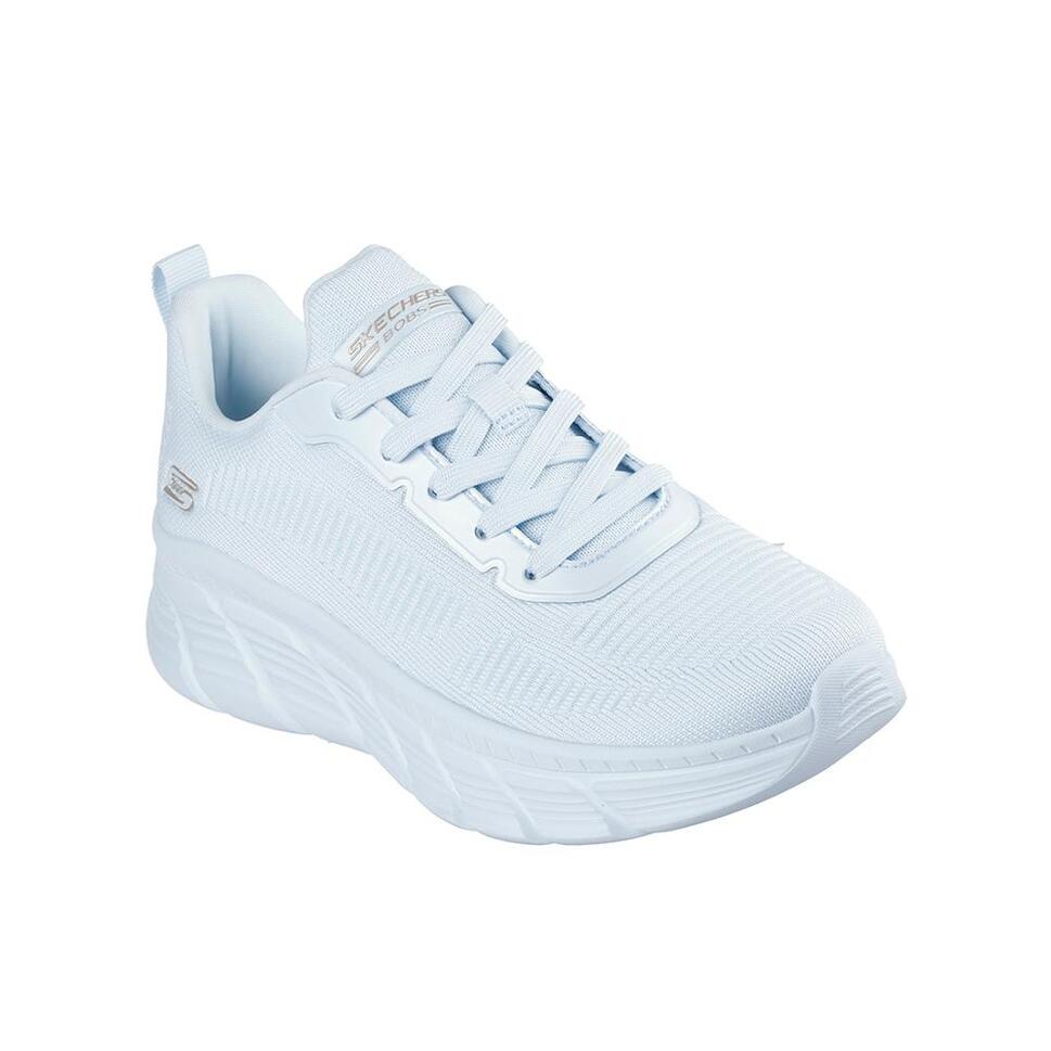 Buty sportowe sneakersy damskie Skechers Bobs niebieskie