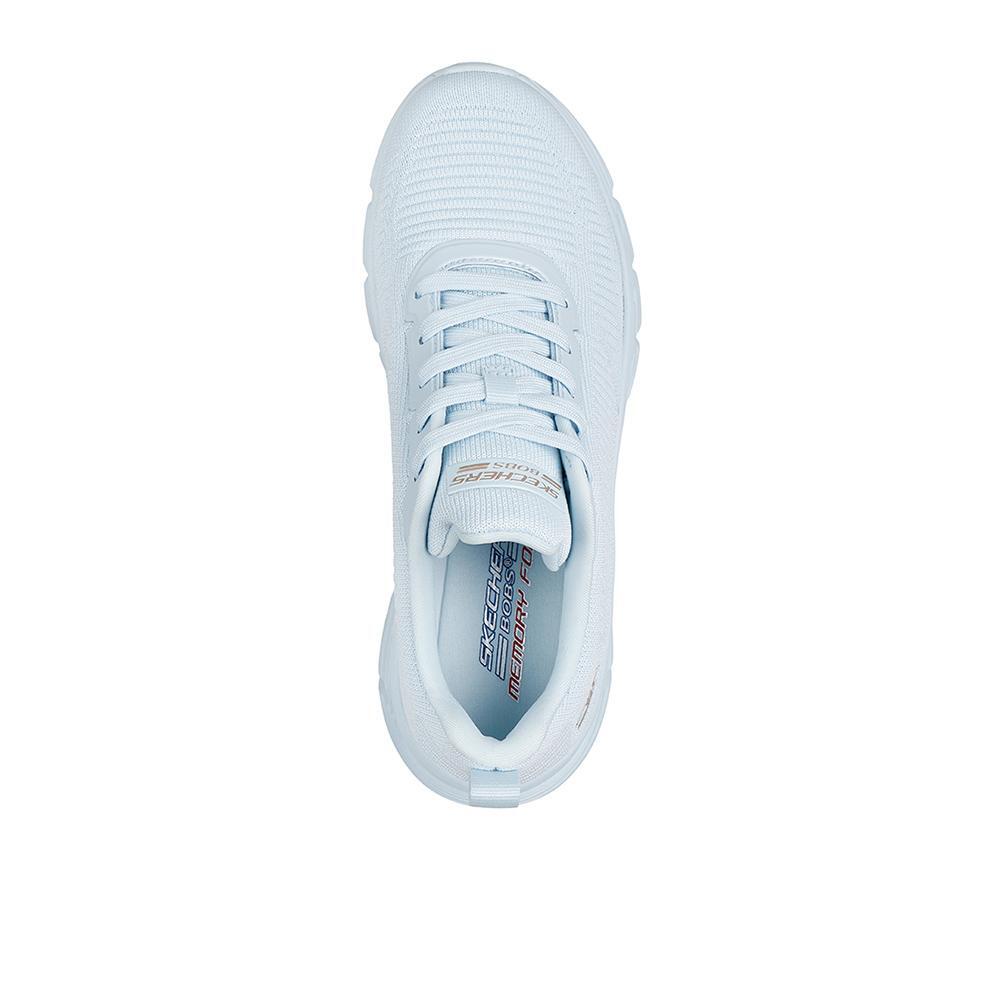 Buty sportowe sneakersy damskie Skechers Bobs niebieskie 3/7