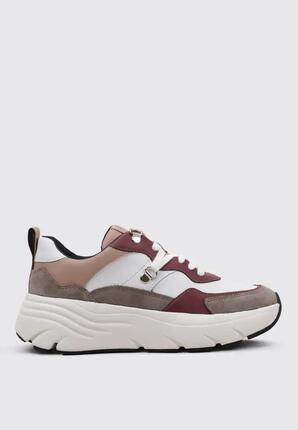 Zapatillas deportivas mujer - Plataforma baja - D DIAMANTA E - Gris
