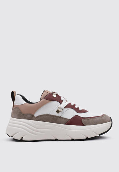 Zapatillas deportivas mujer - Plataforma baja - D DIAMANTA E - Gris