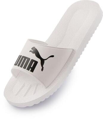 Puma purecat slippers wit/zwart 40.5 - comfort en stijl