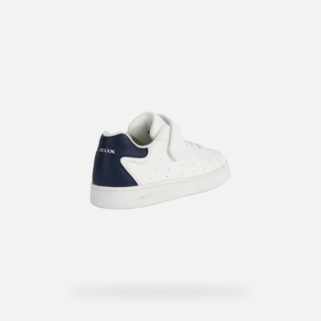 Baskets Garçon ECLYPER JUNIOR Blanc/Bleu Marine 6/7