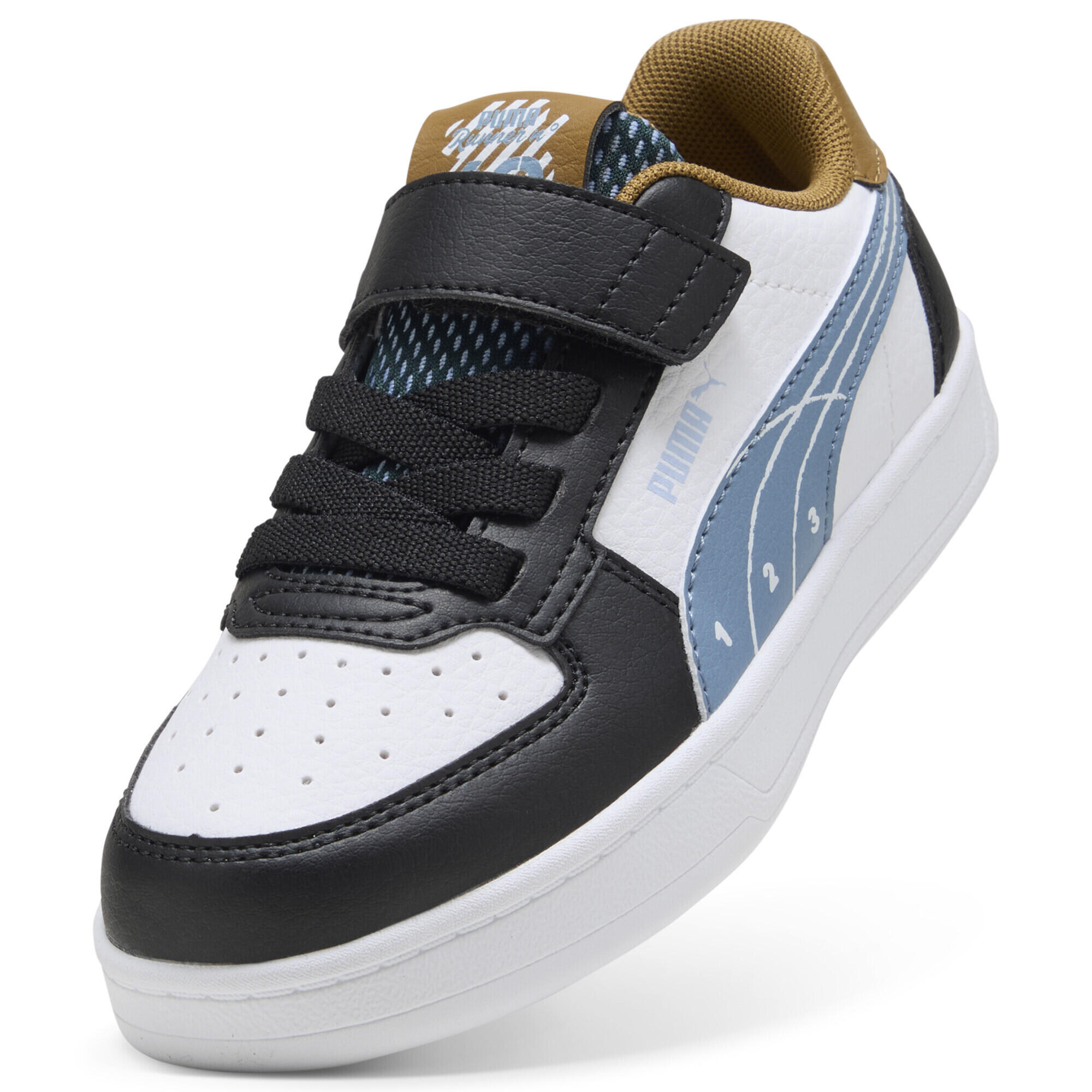 Sneakers Caven 2.0 Run Fun per bambini PUMA Black Cool Blue White 6/7