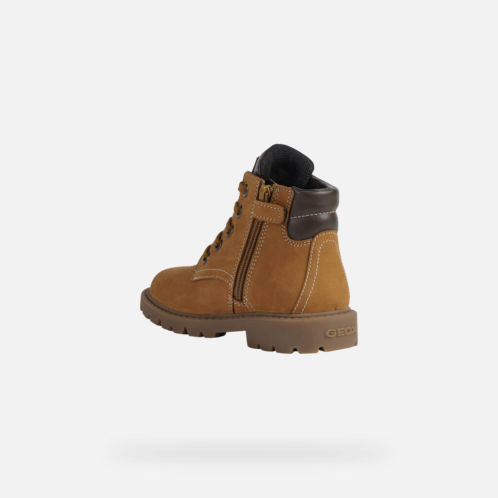 Bottes Garçon J SHAYLAX BOY Jaune/Marron 4/7