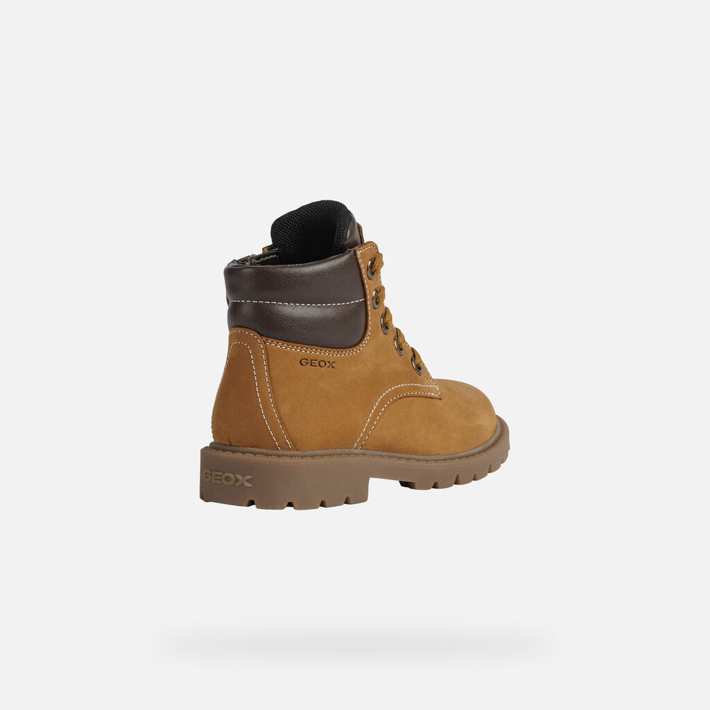 Bottes Garçon J SHAYLAX BOY Jaune/Marron 5/7