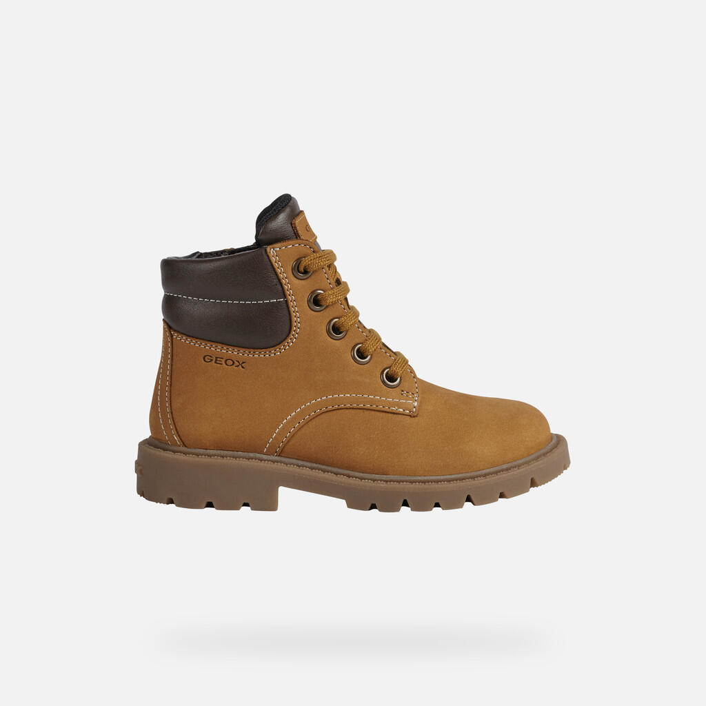 Bottes Garçon J SHAYLAX BOY Jaune/Marron 2/7