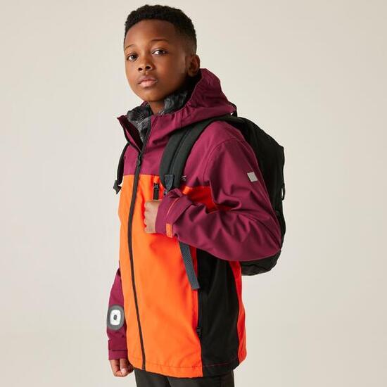 Giacca impermeabile traspirante ed elasticizzata Trekktain 3 in 1 da bambini