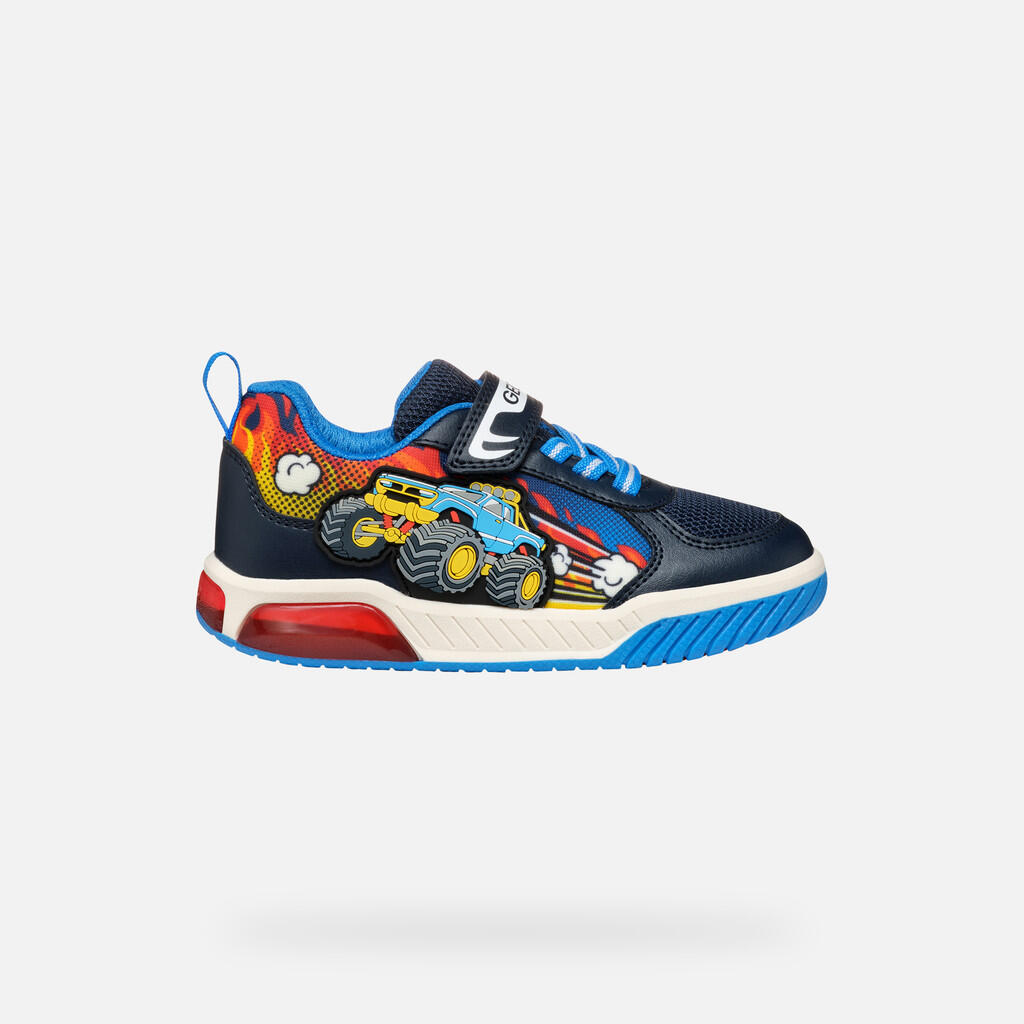Baskets Garçon J INEK BOY Bleu Marine/Bleu Clair 2/7