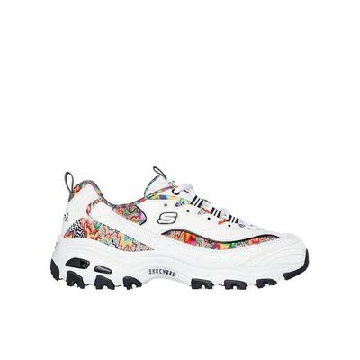 Zapatillas Skechers Mujer Jen Stark: D'Lites - Fresh Drip Blancas